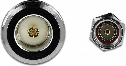 Adapter DeLOCK N femër në RP-SMA mashkull, 50 Ω, gri