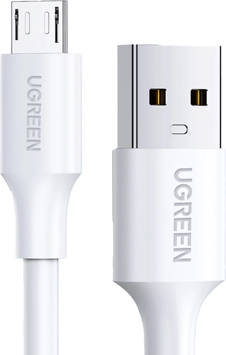 Kabllo Ugreen US289 60143, micro USB / USB-A, 2m, e bardhë