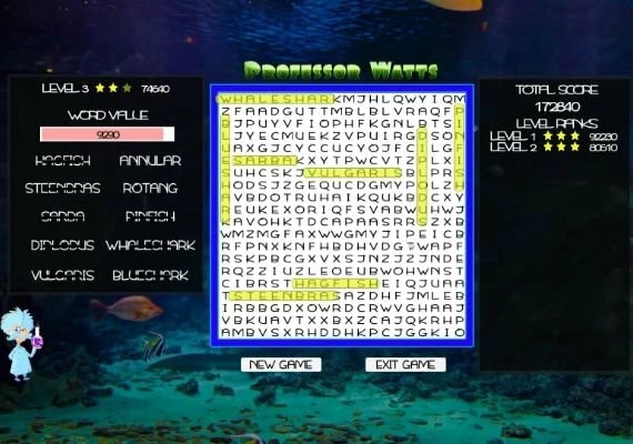 Professor Watts Word Search: Into The Ocean EN Global