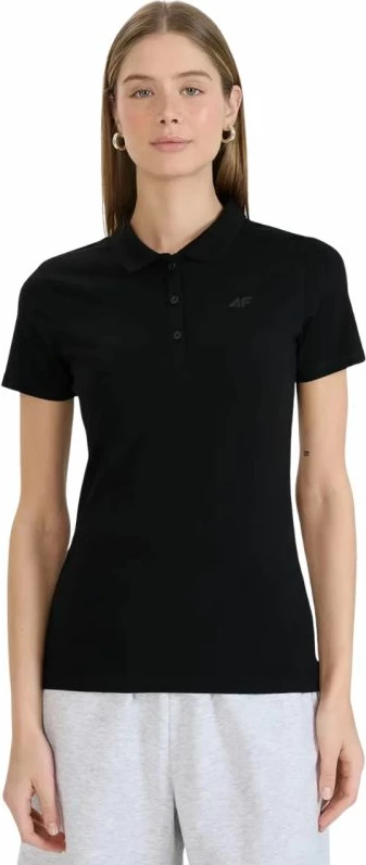 Maicë polo për femra 4F F0768, e zezë