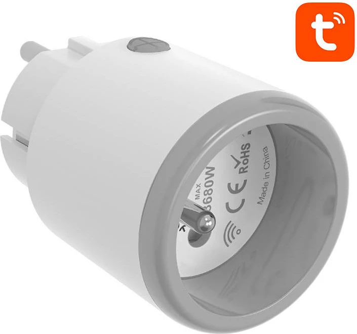 Prizë inteligjente Neo NAS-WR15W, WiFi, 16A, Tuya, e bardhë