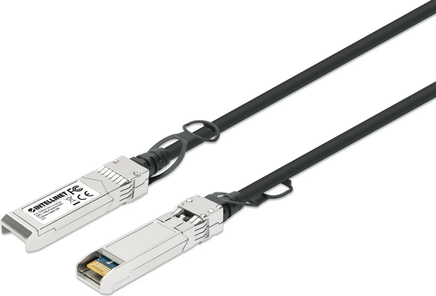 Kabllo Twinax Intellinet 508452, SFP+ 10G, 5m, e zezë