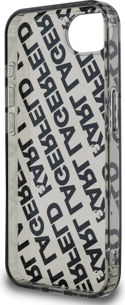 Mbështjellës Karl Lagerfeld IML Repeat Logo për iPhone 16e, argjend