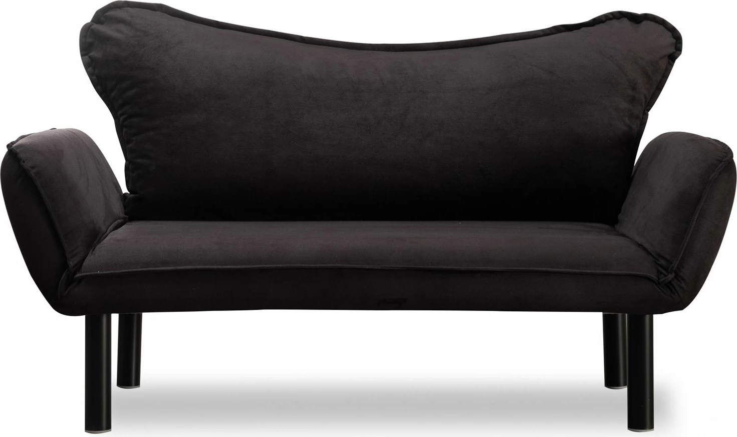 Divan-krevat dy vendësh Atelier del Sofa, Chatto, ngjyrë e zezë