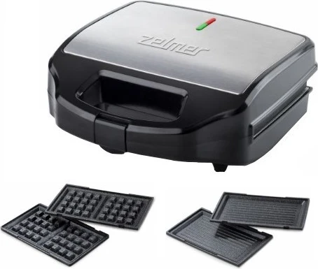 Toster 3 në 1 Zelmer ZSM7900, 900 W, i zi