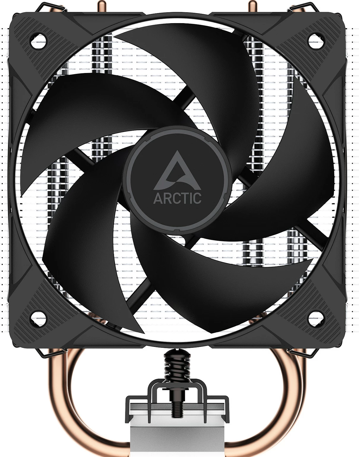 Ftohës ajri për procesor ARCTIC Freezer 8A CO, 2 ventilatorë 10cm, PWM, Socket AM4/AM5, alumini, zi