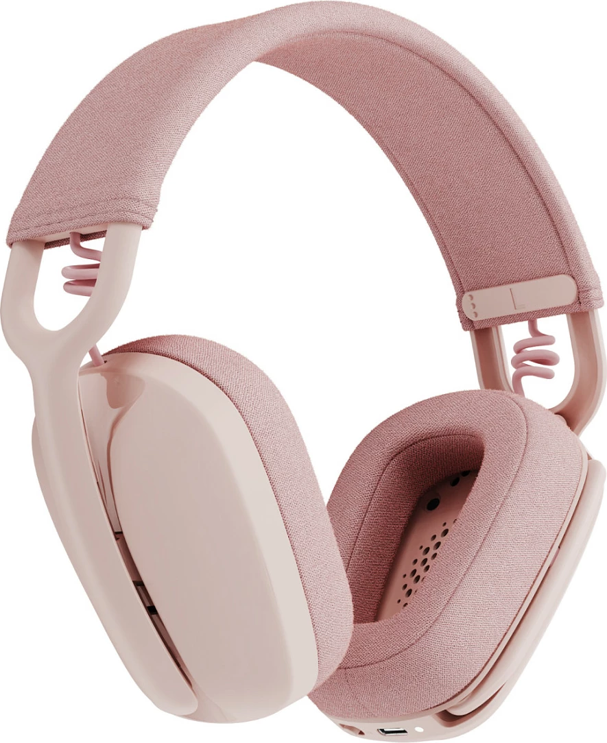 Kufje Logitech Zone Vibe 100, Wireless, 185 g, Rozë