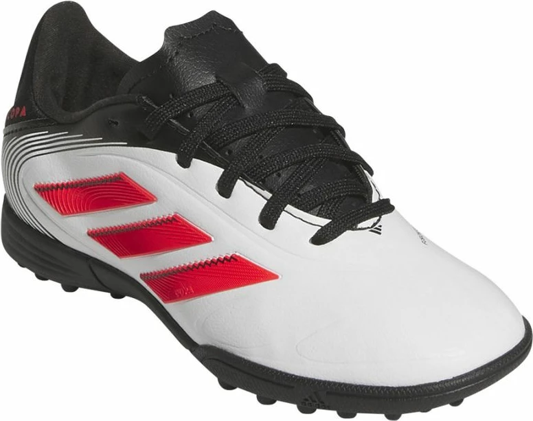 Atlete futbolli adidas për fëmijë, të bardha