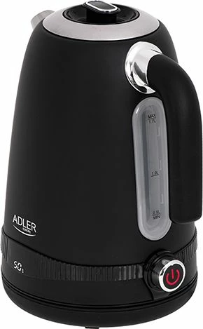 Çajnik elektrik Adler AD 1295B 1.7L 2200W me kontroll temperature, i zi