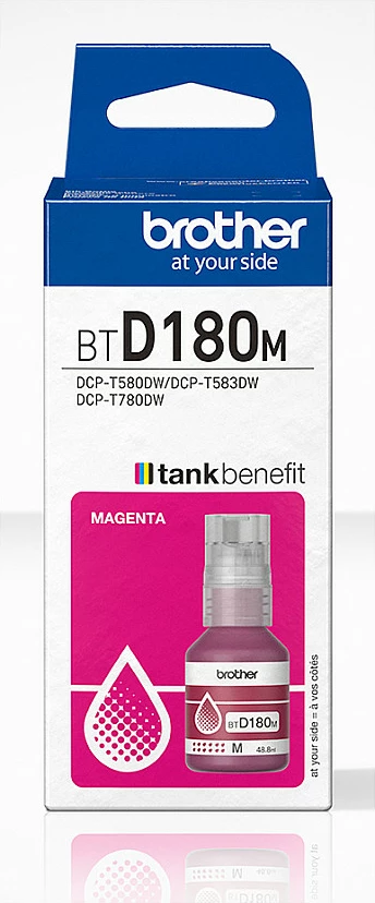 Shishe boje Brother BTD180M, 5000 faqe, për DCP-T580DW/DCP-T583DW/DCP-T780DW, Magenta