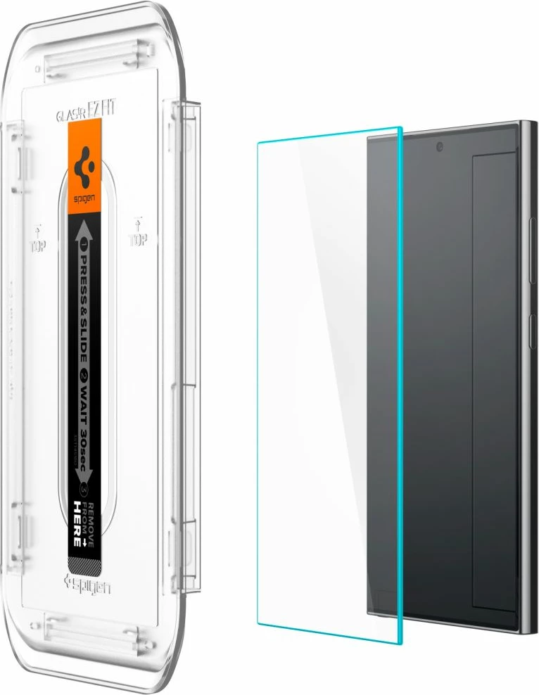 Mbrojtës ekrani xham i temperuar Spigen Glas.tR EZ Fit për Samsung Galaxy S24 Ultra, 2 copë