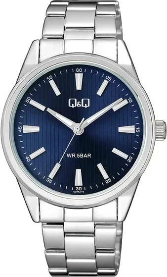 Orë dore Q&Q QZ94J212Y, e argjendtë/kaltër