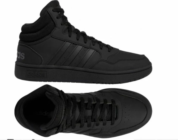 Atlete për meshkuj adidas Hoops 3.0 Mid Wtr M, të zeza