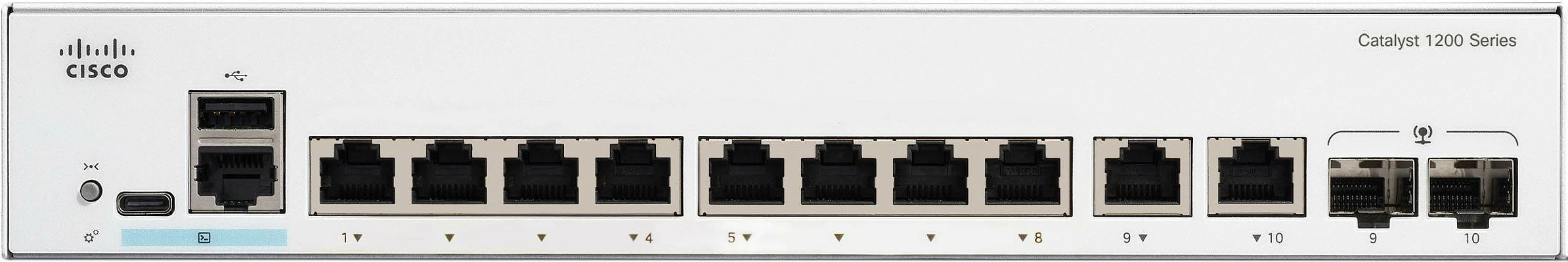 Switch Cisco Catalyst 1200-8T-E-2G, 8 porta GE, Managed, Rack 1U
