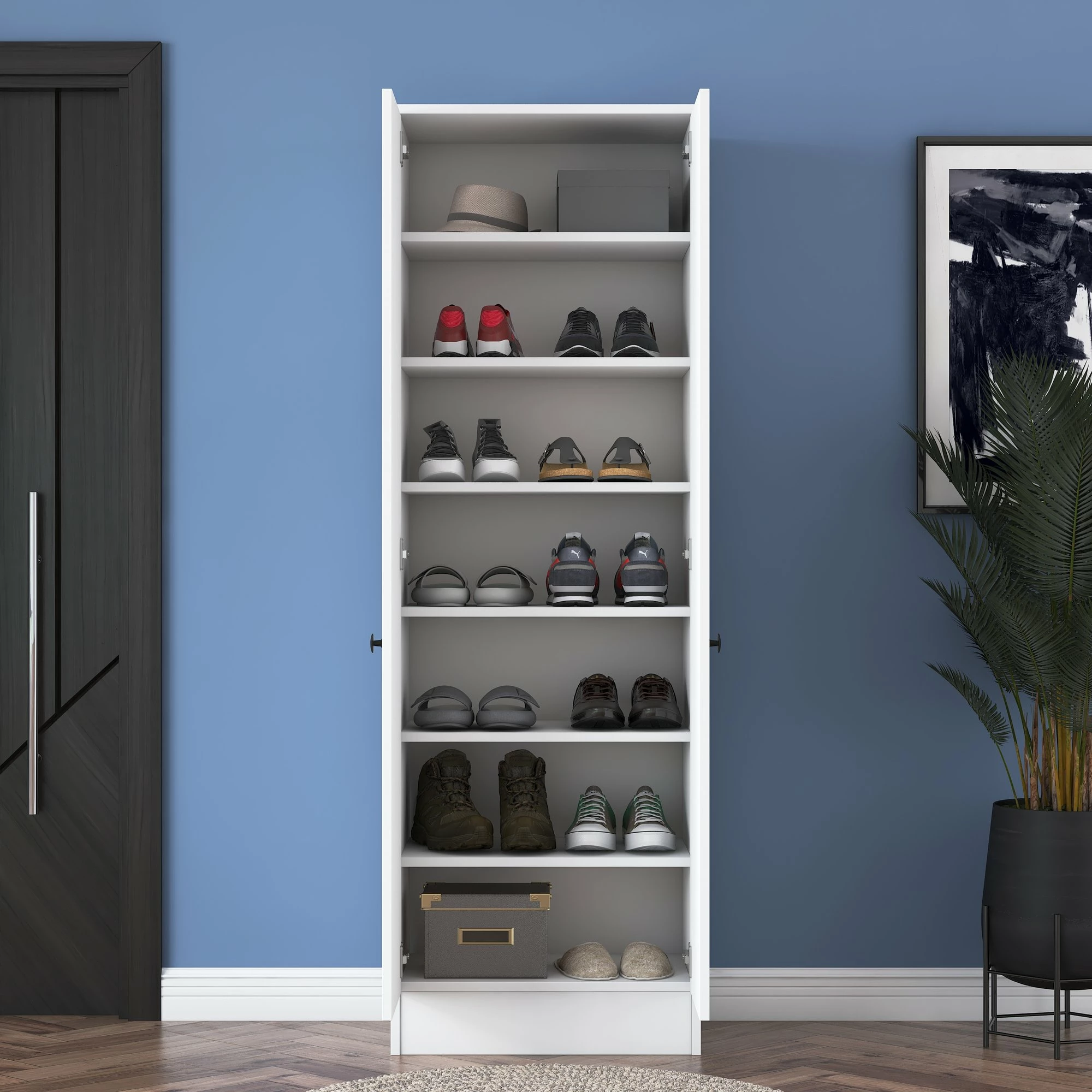 Dollap shumëpërdorimësh Hanah Home, P6 - M13 - 2347, i bardhë