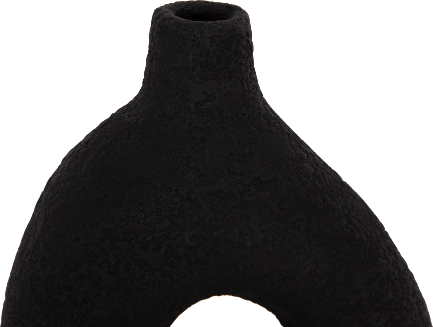 Vazo dekorative tavoline DECANT, terrakotë, e zezë, 17x6.5x20cm