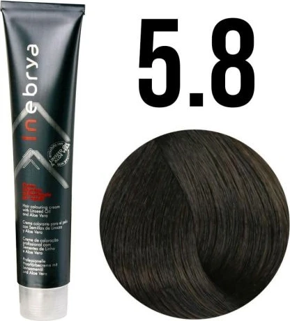 Ngjyrë për flokë Inebrya 5/8 Geshtenjë e Hapur Mat, 100ml
