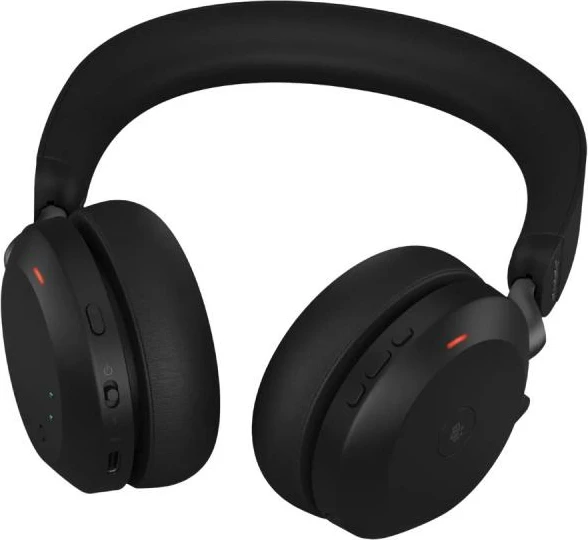 Kufje Jabra Evolve2 75 MS Stereo Bluetooth USB-A, ANC, rreze 30 m, e zezë (27599-999-999)