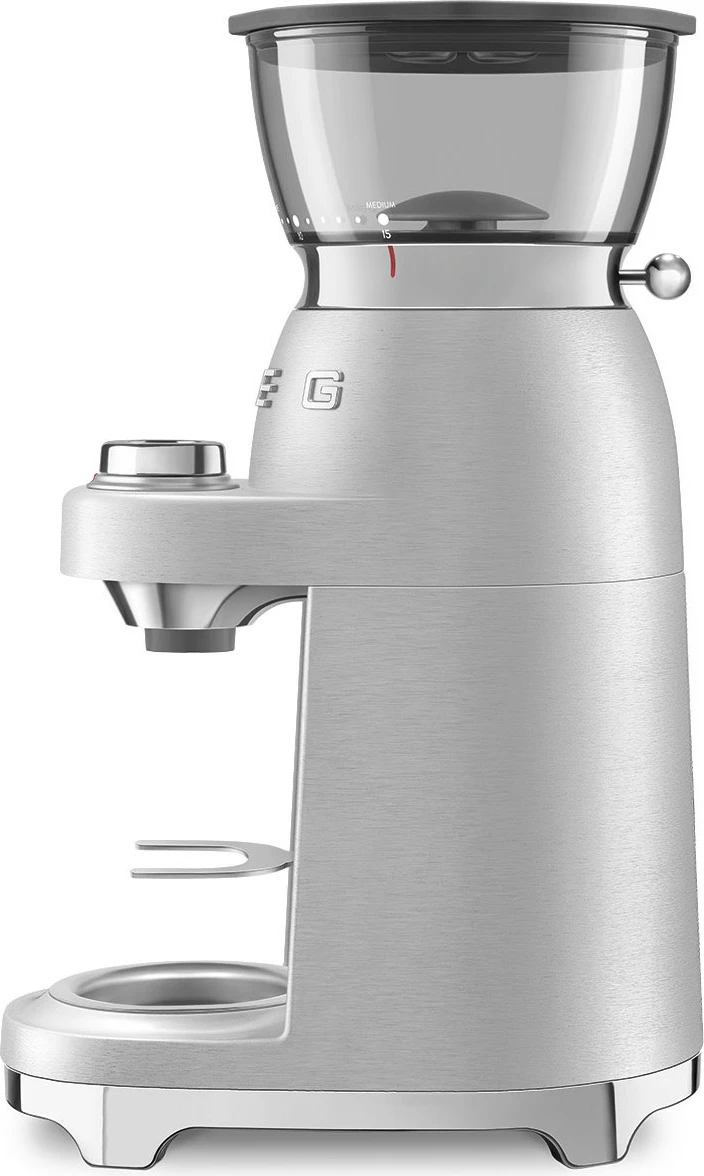 Mulli kafeje Smeg CGF02SSEU 50s Style, argjendtë