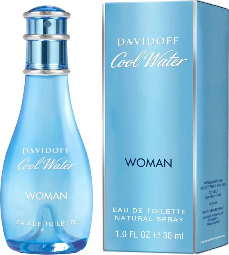 Eau de Toilette Davidoff Cool Water Woman, 30 ml