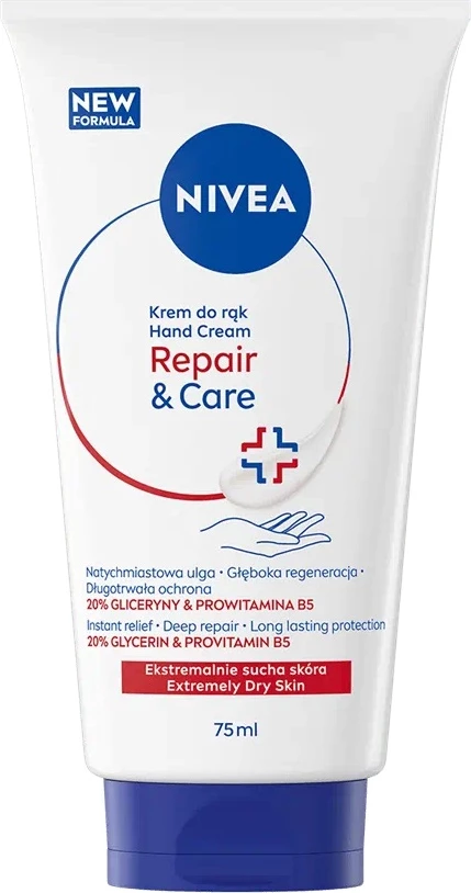 Krem për duar Nivea Repair & Care për femra 75ml