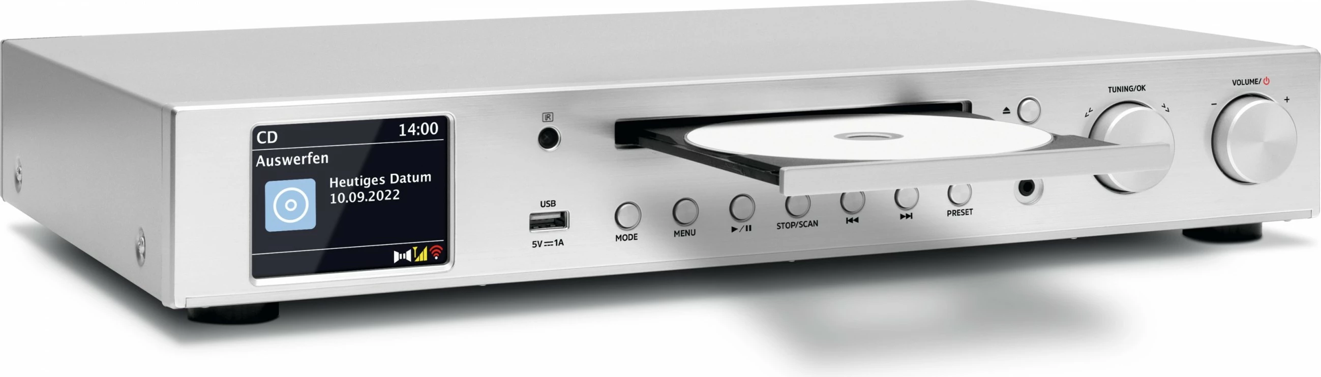Sistem zëri TechniSat Digitradio 143 CD V3, argjendtë