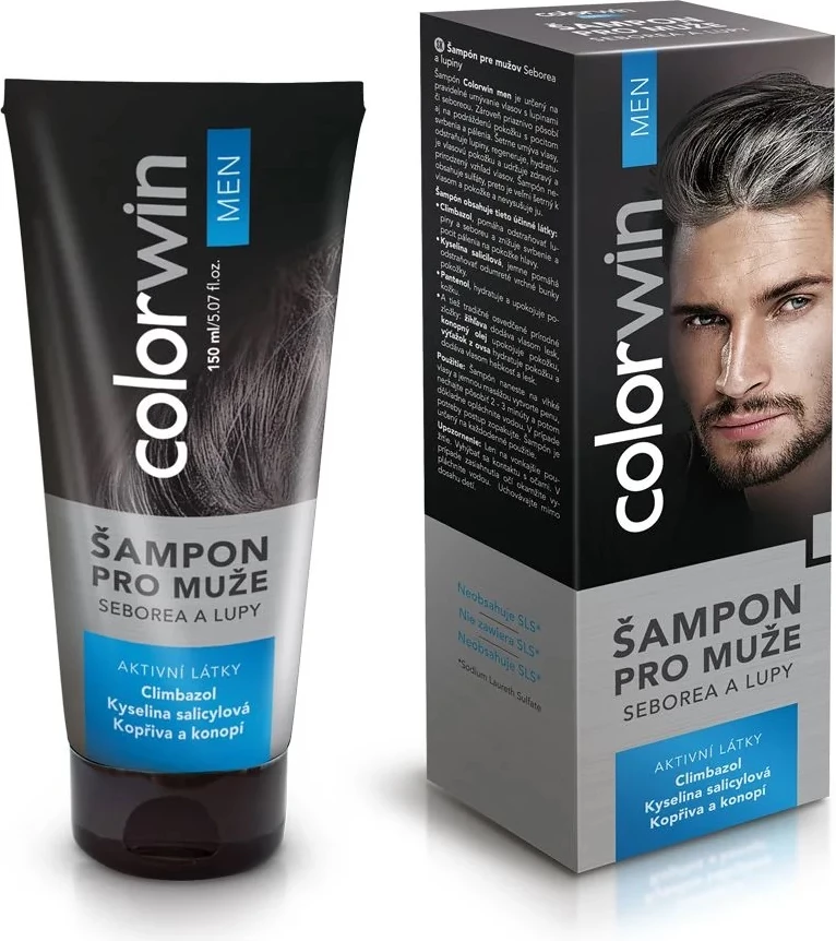 Shampon për meshkuj Colorwin kundër zbokthit dhe seborrhes, 150ml