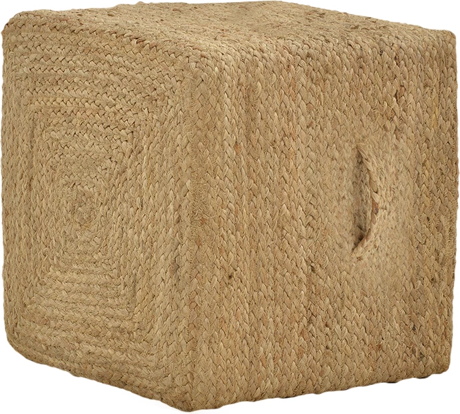 Karrige për bar Tresa, natyrale, 100% jute, 40x40x40 cm