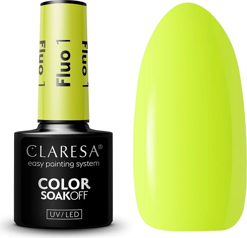 Llak për thonj Claresa Fluo për femra, 1.5g