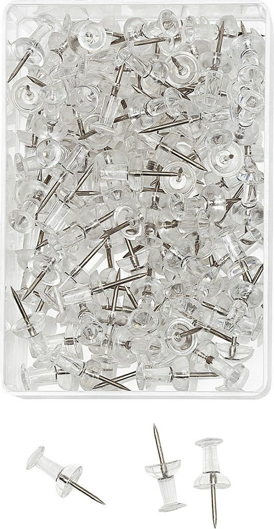 Kunja transparente WEDO 54 249, 100 copë, 10x23mm
