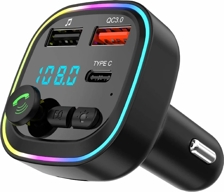 Modulator FM & Karikues Makine me Lexues Karte TF dhe USB + C type