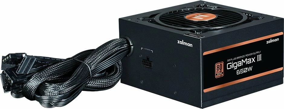 Furnizues energjie Zalman GigaMax III ZM650-GV3 650W 80 Plus Bronze semi-modular ATX 3.0 PCIe 5.0, i zi