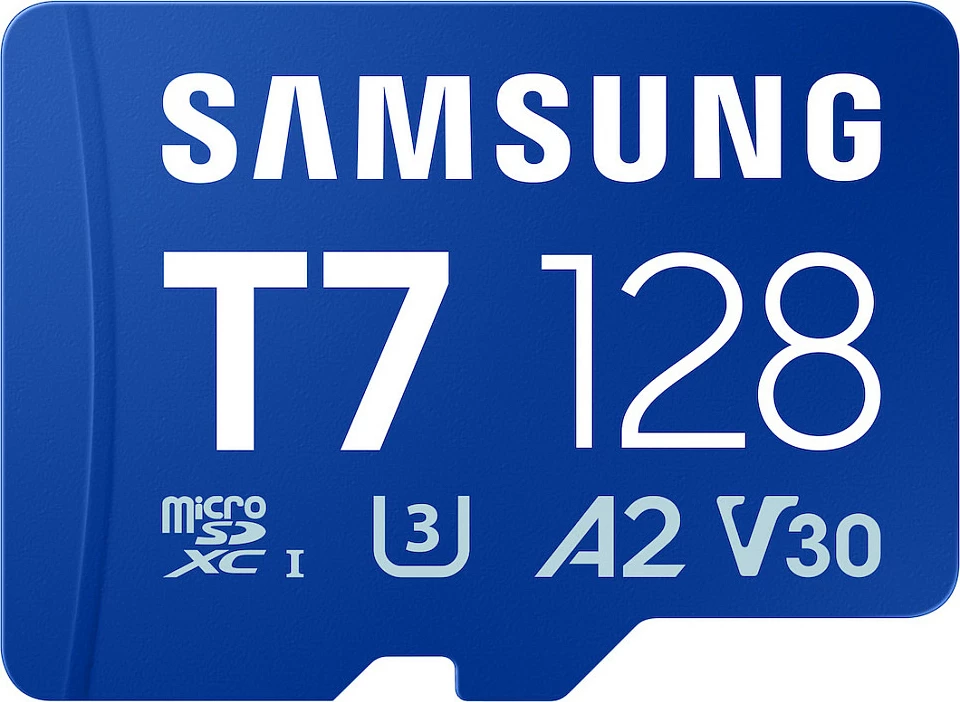 Kartelë memorje microSDXC Samsung T7 128GB, UHS-I U3 V30 A2, 170MB/s, blu