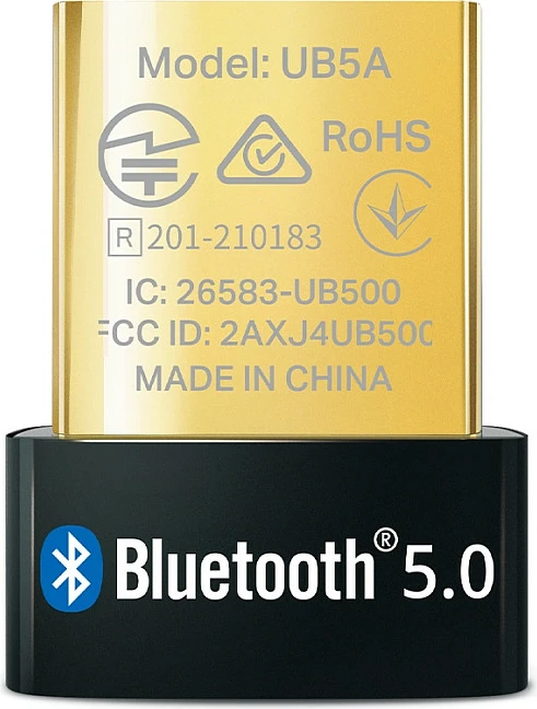 Adapter USB Bluetooth TP-Link UB5A, Bluetooth 5.0, USB 2.0, nano, e zezë