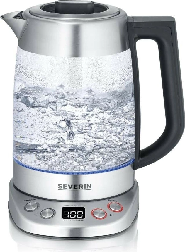 Çajnik elektrik Severin WK 3480, 1.7L, argjend