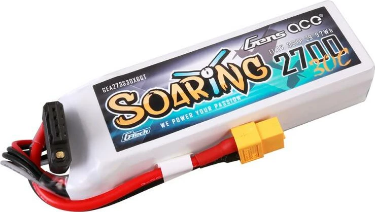 Bateri LiPo Gens ace G-Tech Soaring 2700mAh 11.1V 30C, XT60