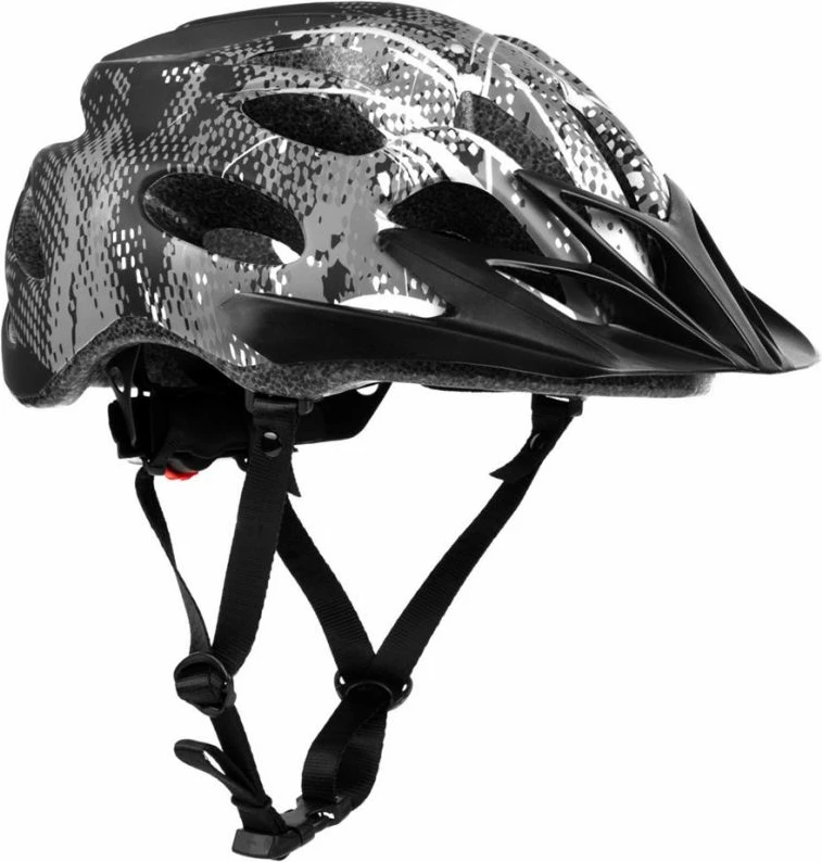 Helmetë biçiklete Spokey, uniseks, gri-e zezë