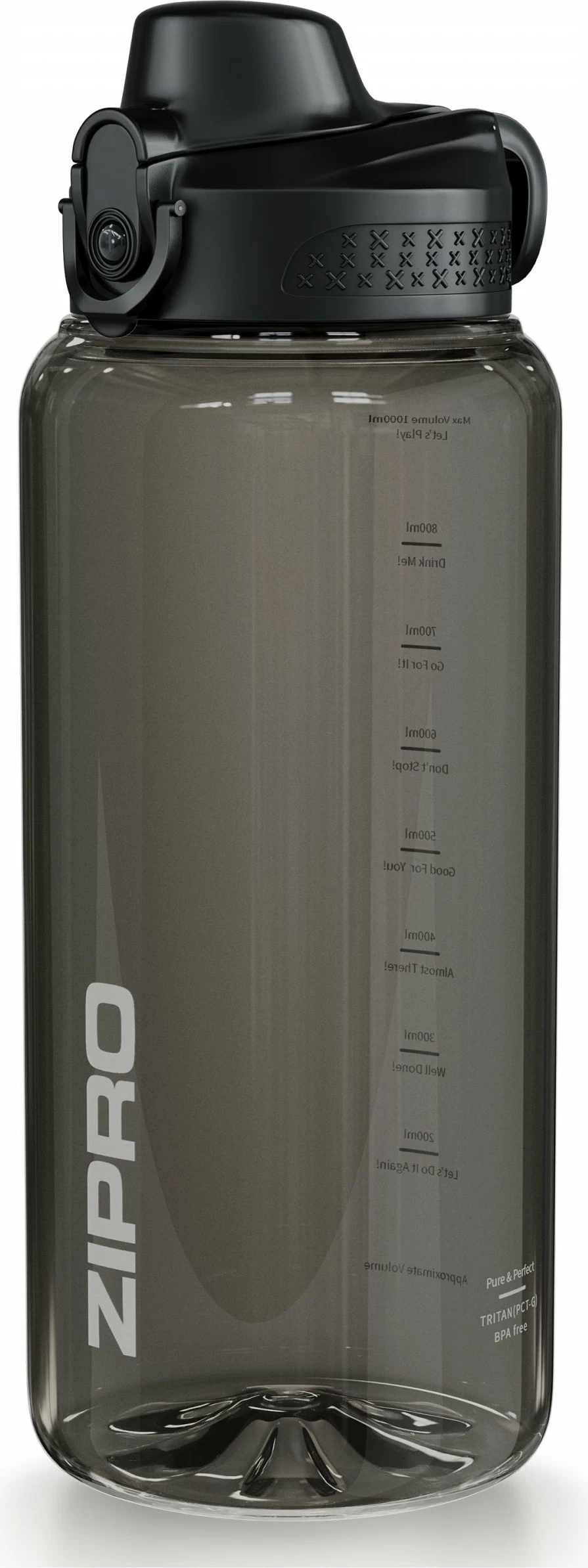 Shishe uji Zipro Tritan 1000 ml, me sitë/infuzor, BPA Free, e zezë
