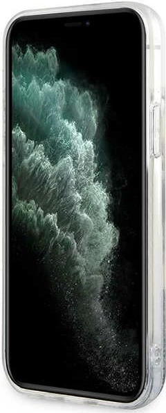 Mbështjellës Karl Lagerfeld KLHCP12MLNHCCS për iPhone 12/12 Pro 6.1", Glitter Choupette, Argjendtë