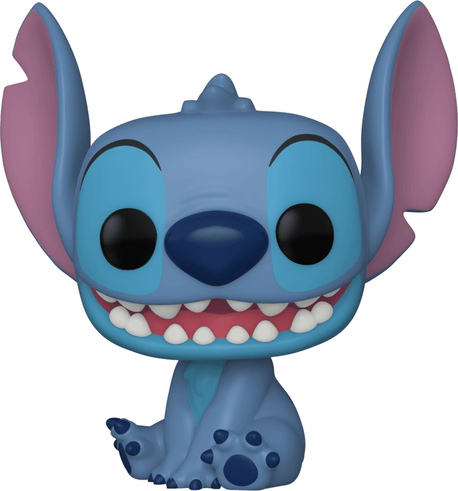 Figurinë koleksionuese Funko Pop! Disney Lilo & Stitch Smiling Seated Stitch, vinyl, blu