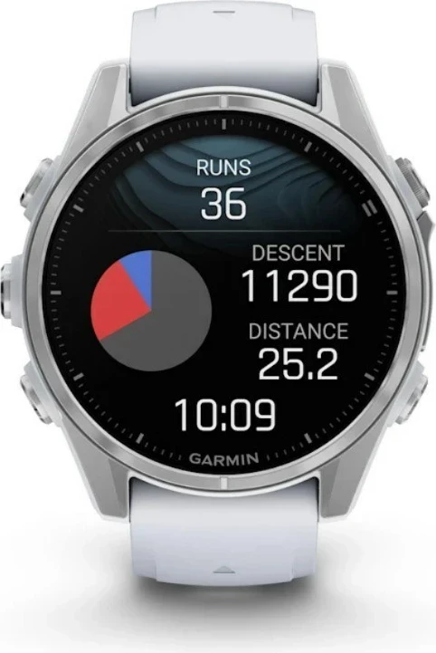Smartwatch Garmin Fenix 8, 43 mm, AMOLED, 32 GB, GPS, Argjendtë