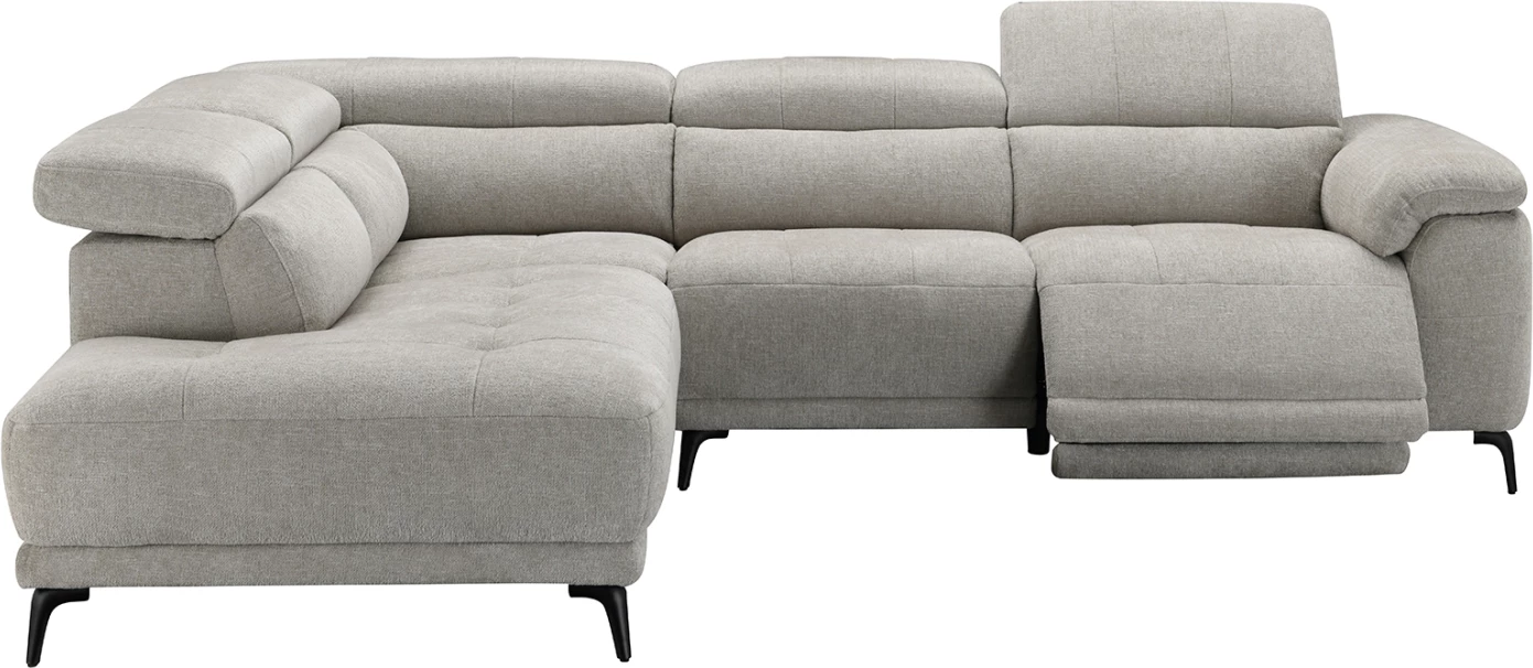 Këndare me 5 ulëse, me recline, ngjyrë bezhë, COMMODUS CD3315.02L, 275x231x77cm