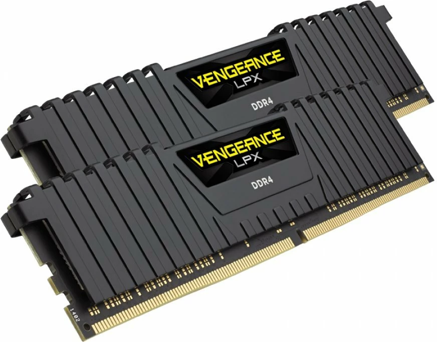 RAM Memorje Corsair Vengeance LPX DDR4 64GB (2x32GB) 3200MHz CL16, e zezë, set 2 copë