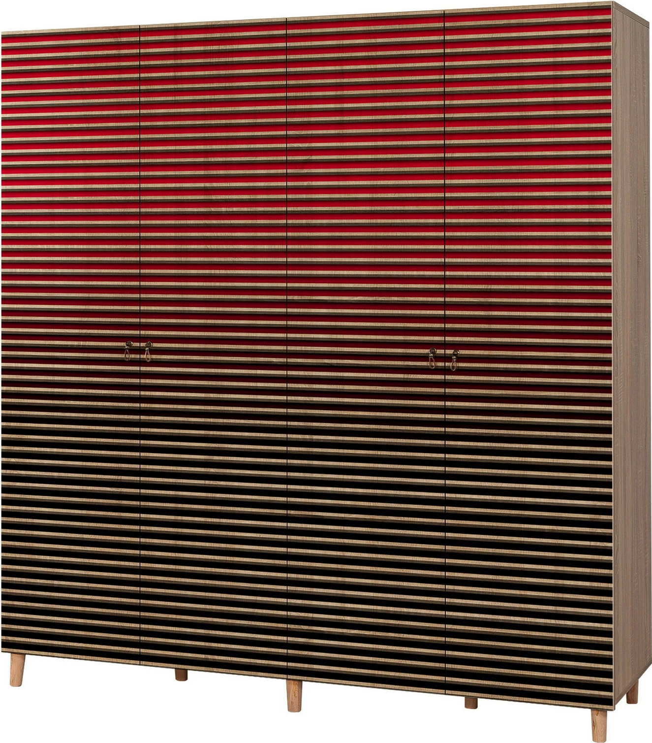 Dollap Hanah Home, İmaj - 221, ngjyrë sonoma oak, dizajn modern ombre
