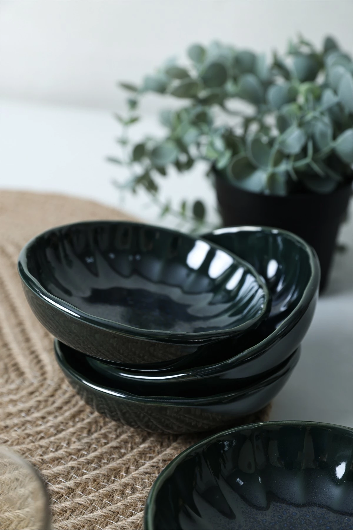 Set pjatash të vogla për meze (6 copë), Hermia Concept, ngjyrë blu e errët, X00019039