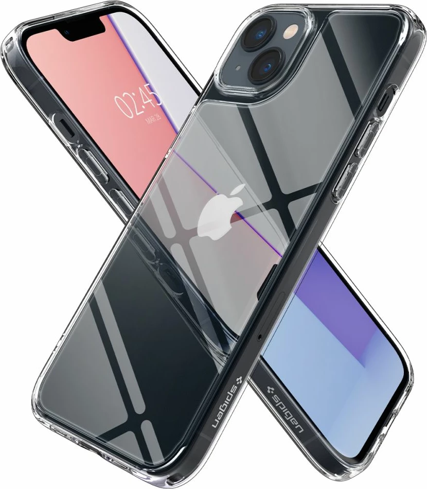 Mbështjellës Spigen Quartz Hybrid për iPhone 14 Plus, Transparent