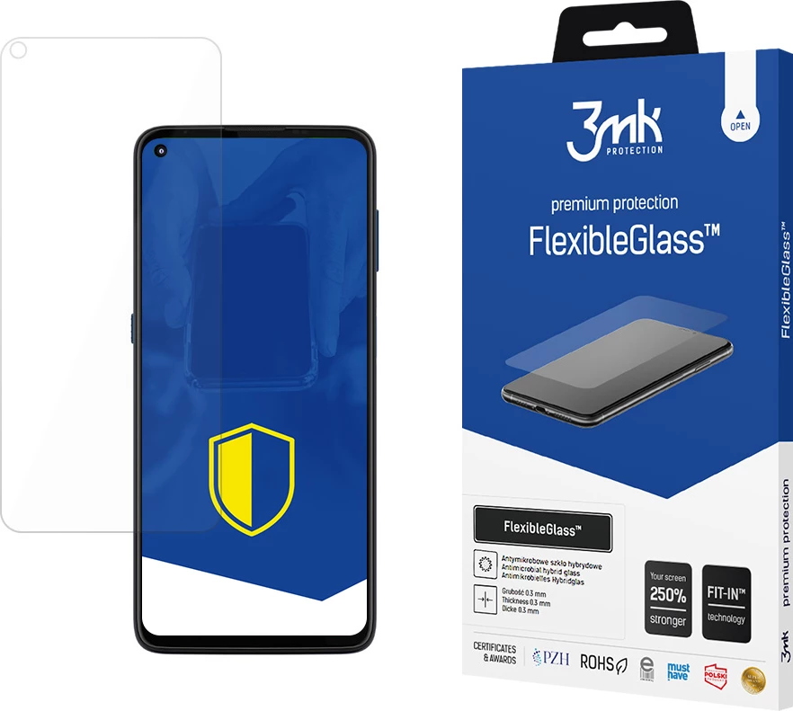 Mbrojtës ekrani FlexibleGlass 3mk për Motorola Moto G9 Plus, transparent