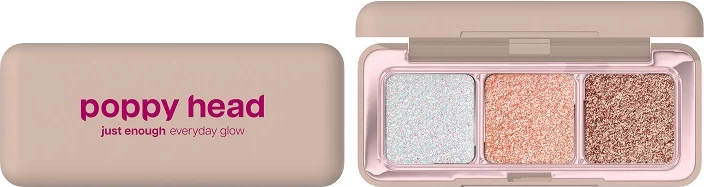Paletë për sy Poppy Head Everyday Glow Eyeshadow Palette 01 Shine Agenda për femra, 4.8g