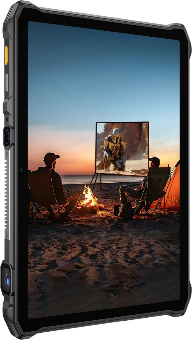 Tablet ULEFONE Armor Pad 5 Ultra 5G 11\" 12GB/512GB me projektor DLP 200LM IP69K, e zezë, set me mbajtëse