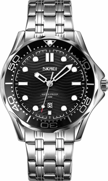 Orë dore për meshkuj Skmei, e zezë